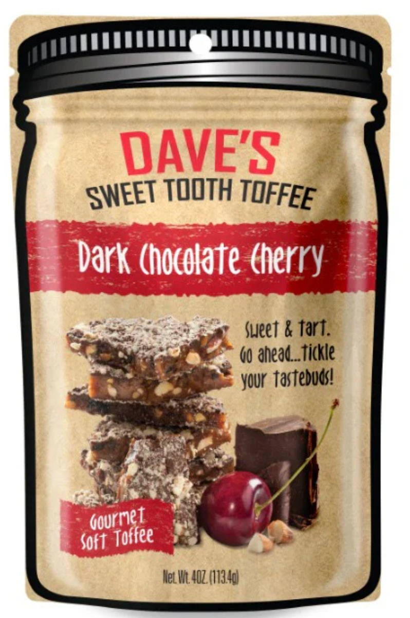 Dark Chocolate Cherry Toffee