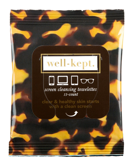 Screen Cleansing Towelettes - Tortoiseshell