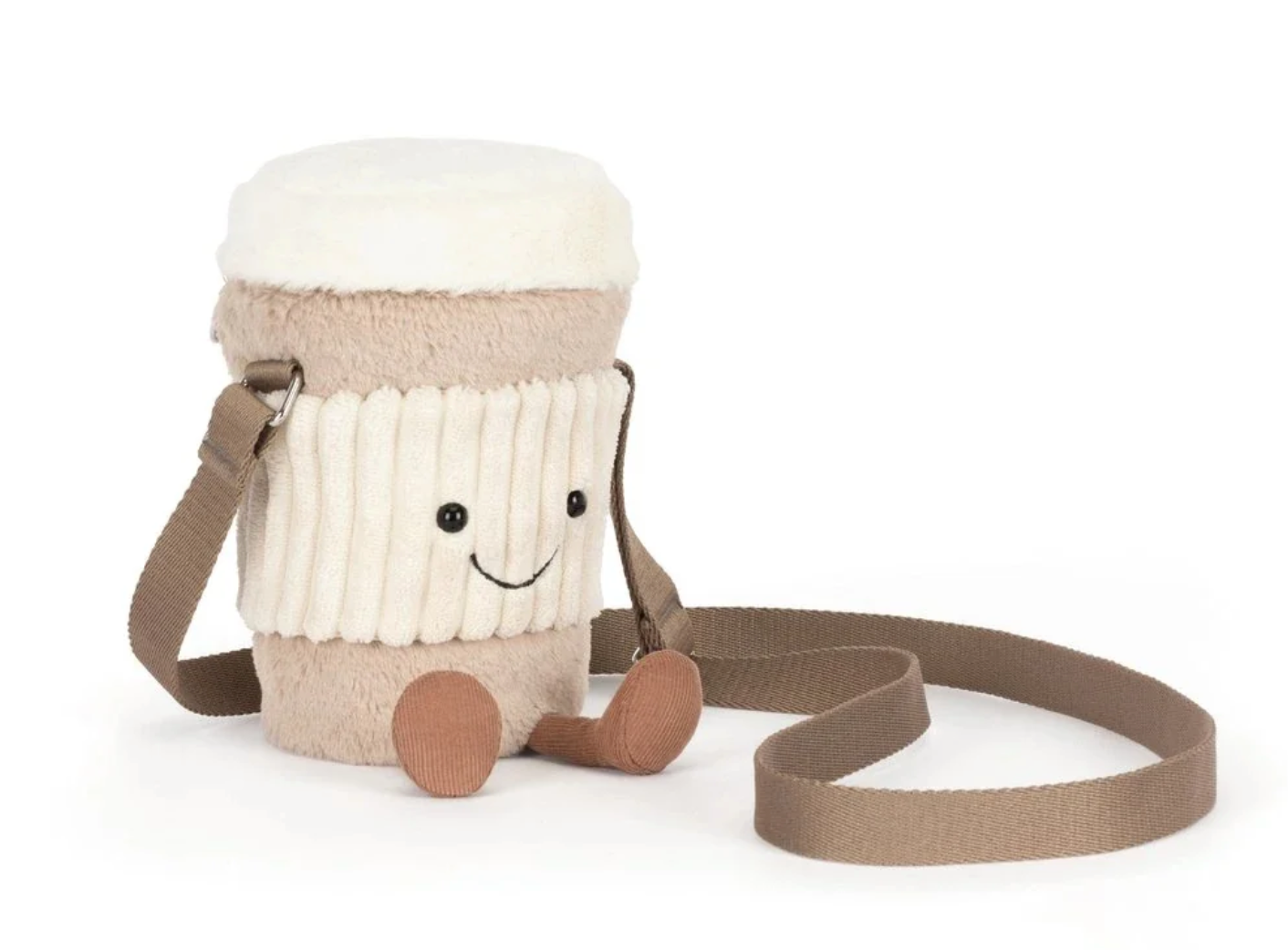 Perkle Coffee Shoulder Bag Jellycat