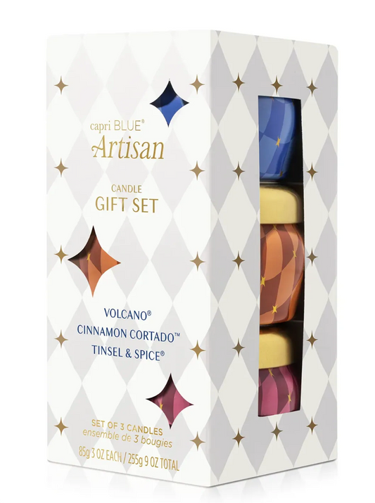 Artisan WInter Bazaar Mini Tin Set