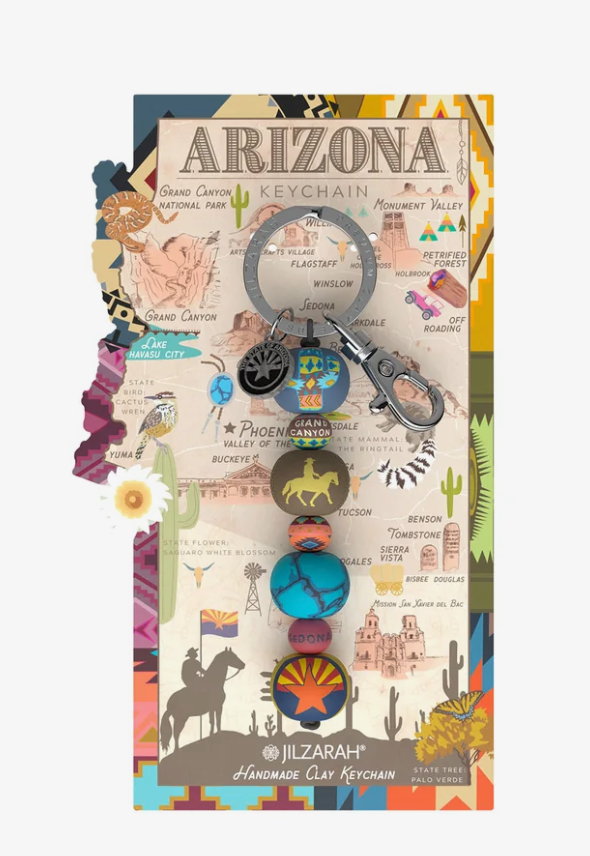 Arizona Bag Charm/Key Clip