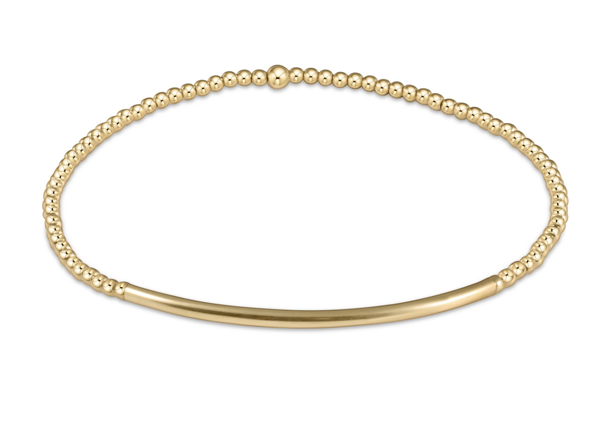 Bliss Bar Gold 2 mm Bracelet