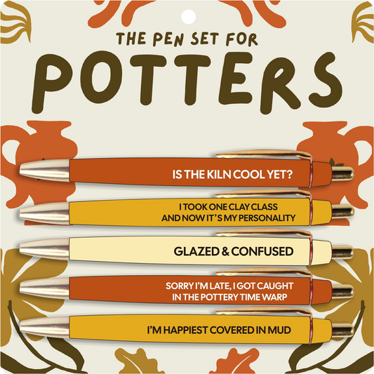 Pottery Pen Set (pottery studio, potters, crafters