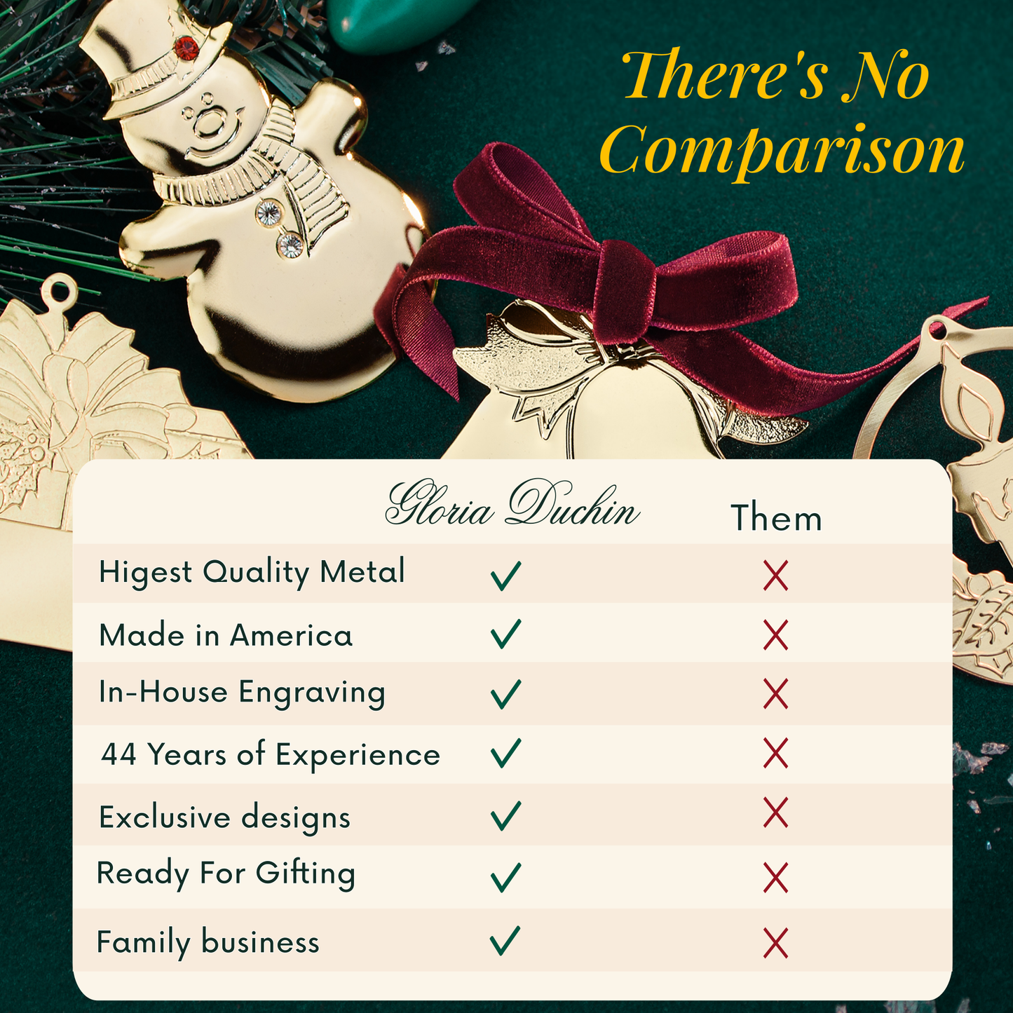 Pewter Patriotic Military Photo Frame Ornament