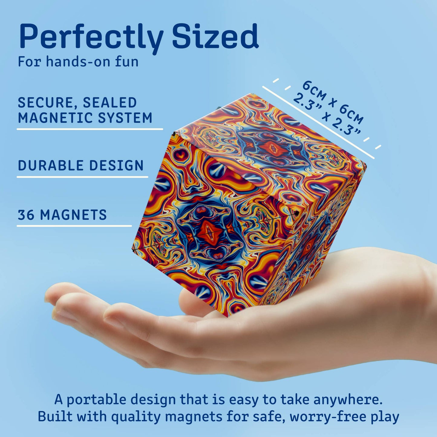Shashibo Elements Magnetic Puzzle Cube STEM STEAM MESH