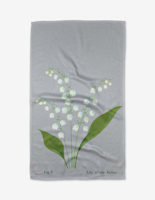 May Lilly Of The Valley Tea Towel
