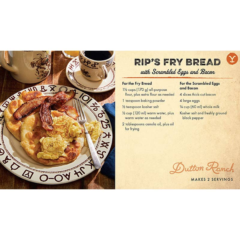 Yellowstone: Official Dutton Ranch Recipe Card Deck
