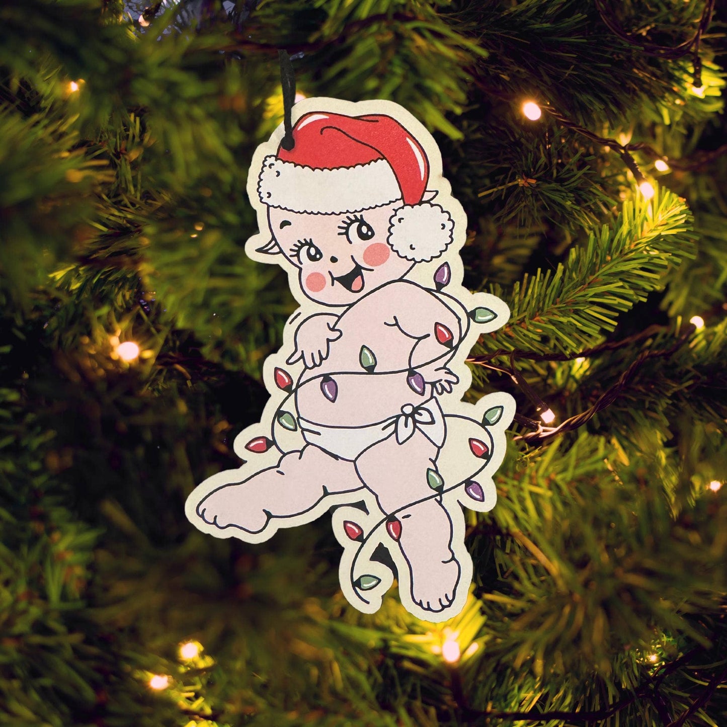 Kewpie Ornaments (cute ornament, Christmas, Holiday gift)