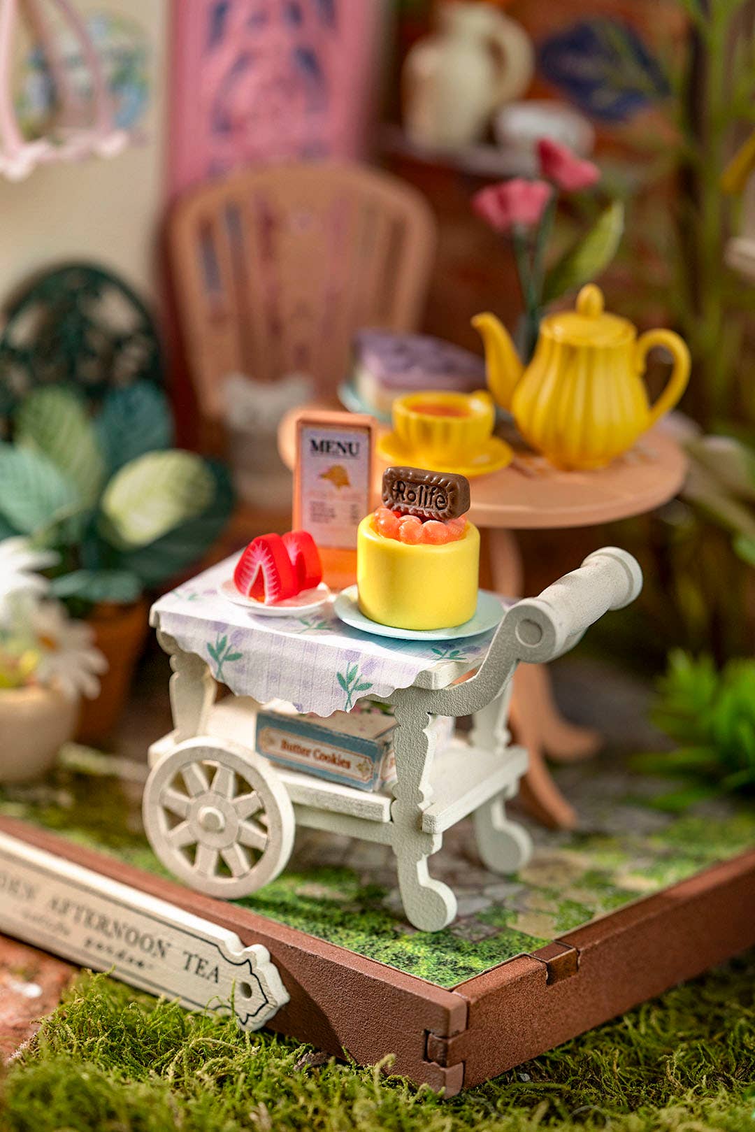 Fancy Tea Yard 3D Wooden Puzzle