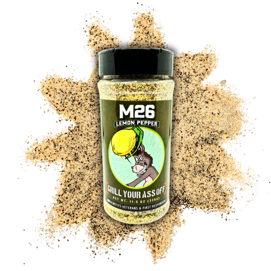 M26 Lemon Pepper Seasoning – Bold Citrus & Pepper Blend