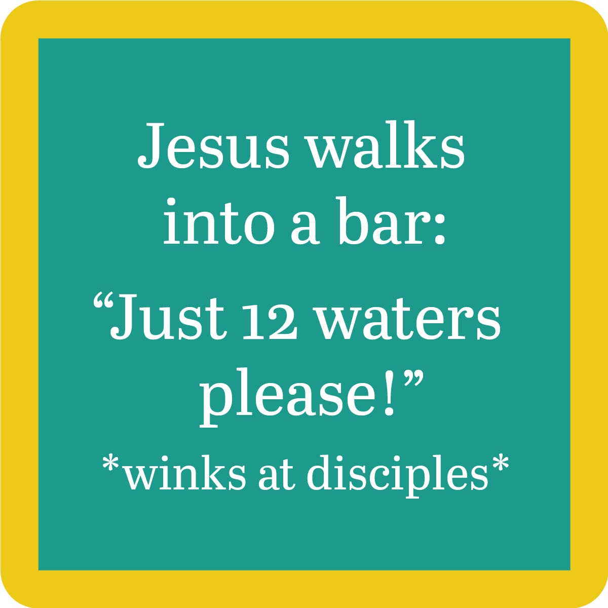 COASTER 12 Waters | Funny Party Gift | Home Bar Decor