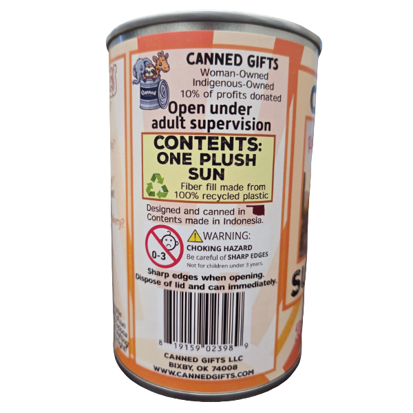 Arizona Edition - Ray the Canned Sunshine - Sun Plush