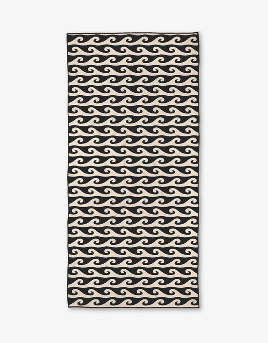 Rolling Waves Beach Towel