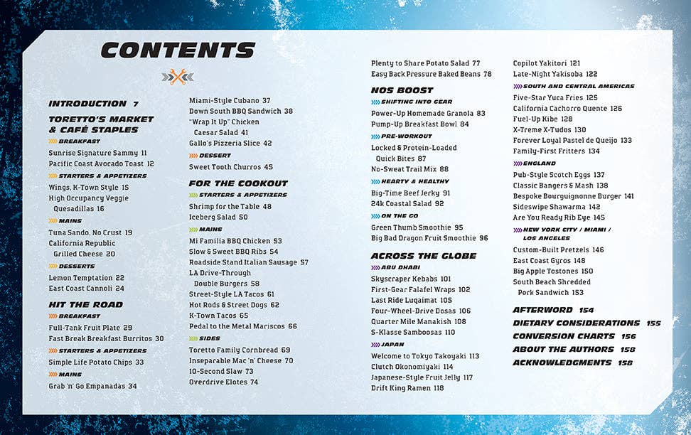 Fast & Furious: The Official Cookbook