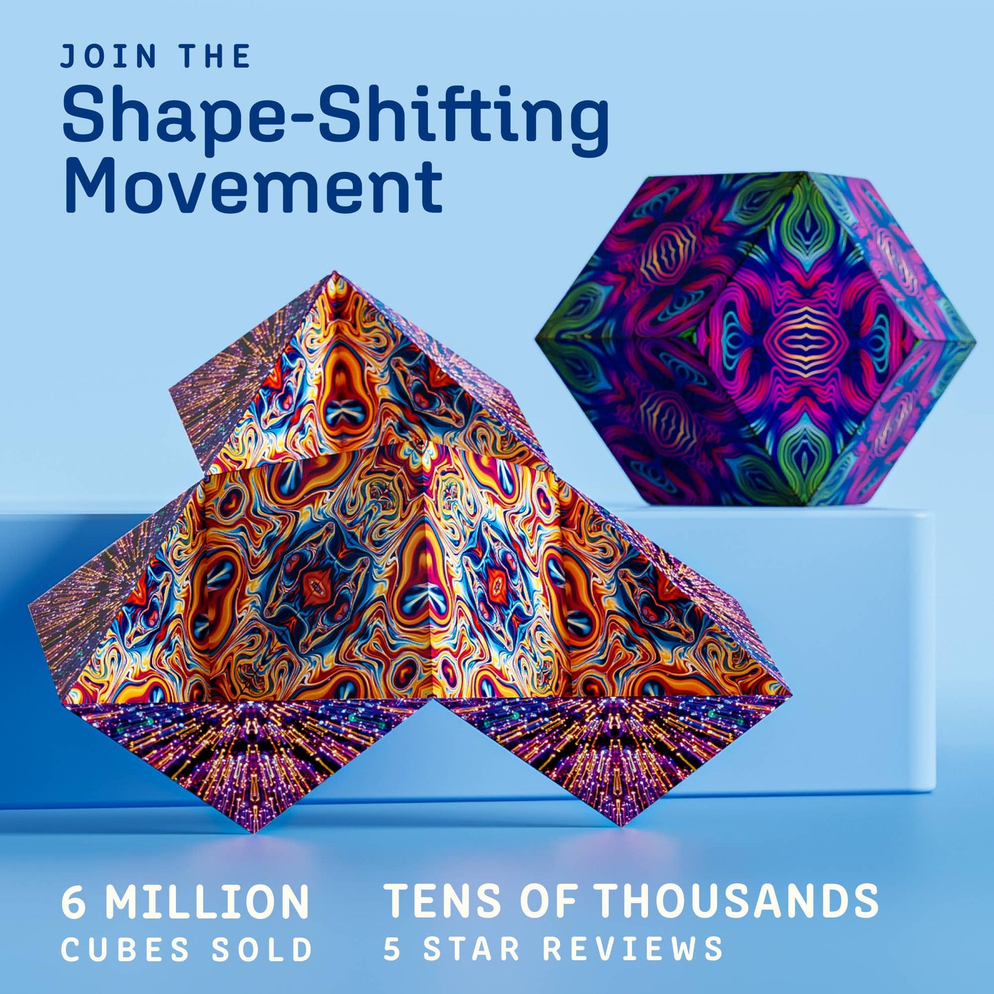 Shashibo Earth Magnetic Puzzle Cube STEM STEAM MESH