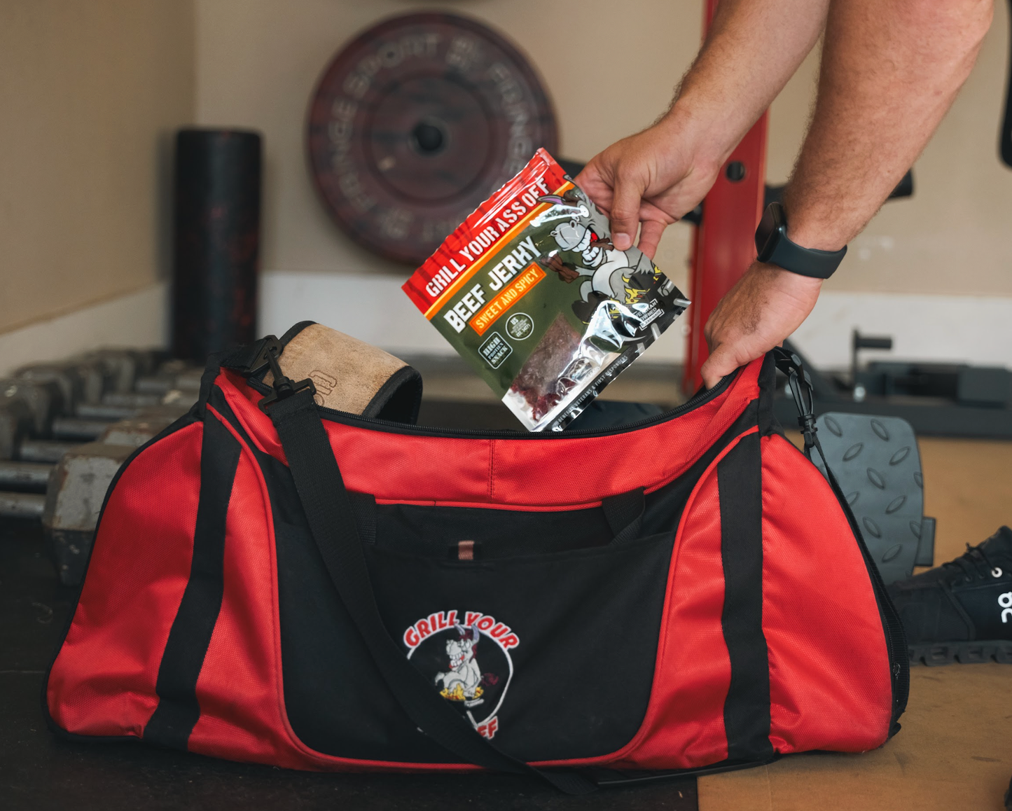 Sweet Garlic Beef Jerky 3oz | Tender Meat Snack Balance
