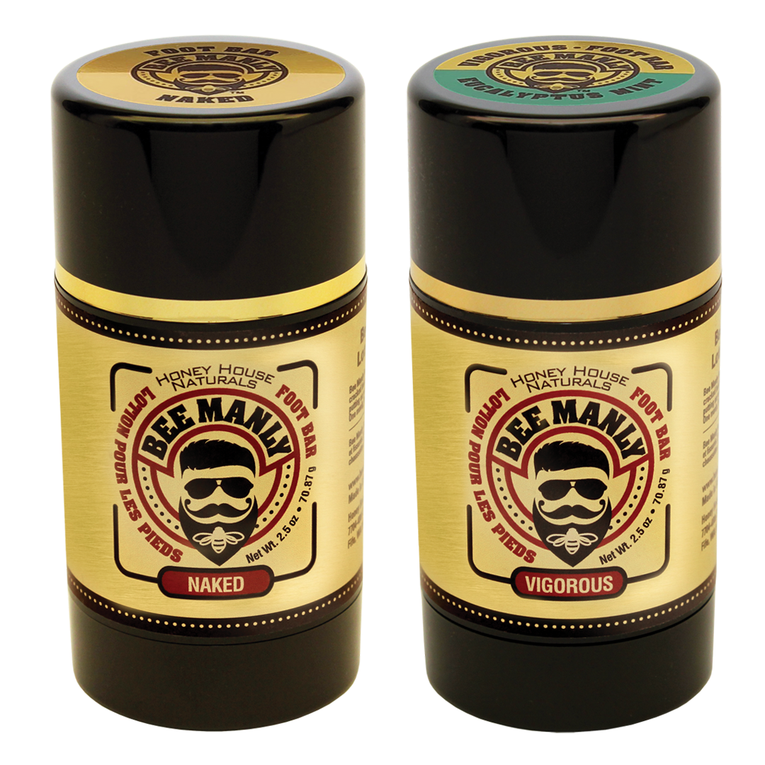 Bee Manly Foot Bar - Solid Lotion