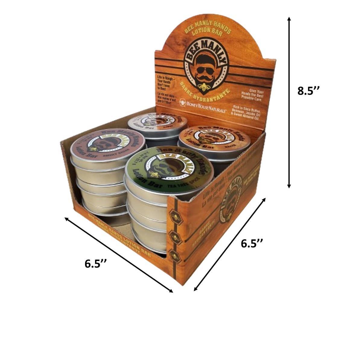 Bee Manly Hands Lotion Bar