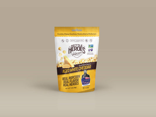 Aged White Cheddar Popcorn - Snack Pack