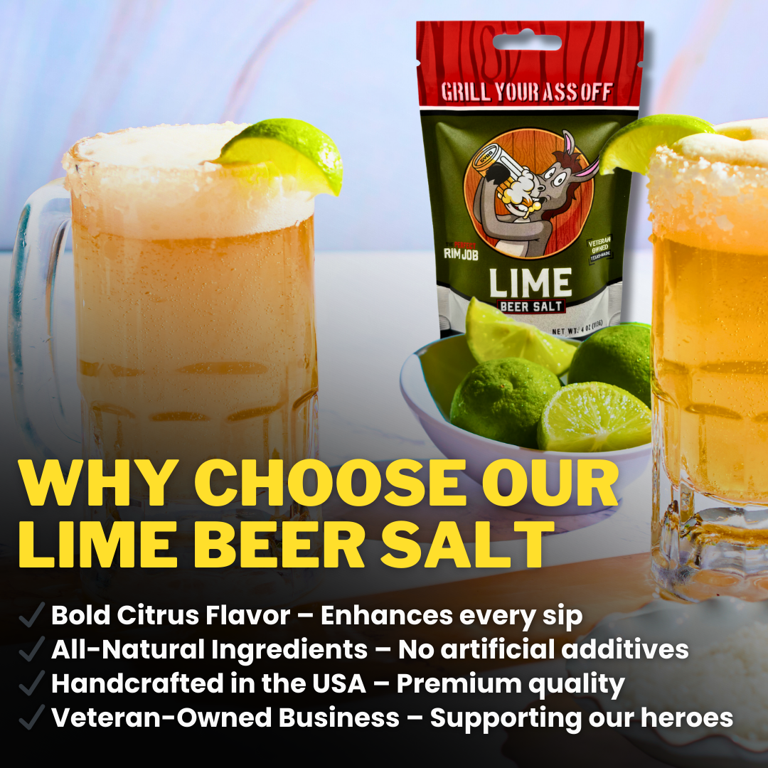 Lime Beer Salt – Bold Drink & Cocktail Rimmer for BeerLovers