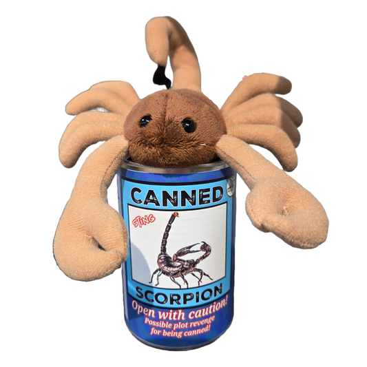 Canned Scorpion - Bug Insect Plush Gift in Can w/Jokes