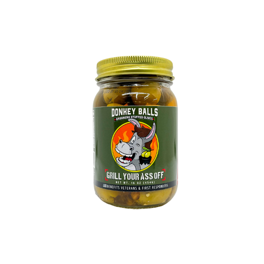 Donkey Balls Habanero Stuffed Olives - Charcuterie, Snack