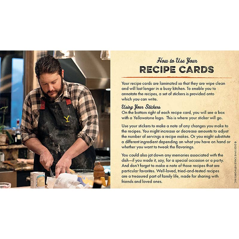 Yellowstone: Official Dutton Ranch Recipe Card Deck