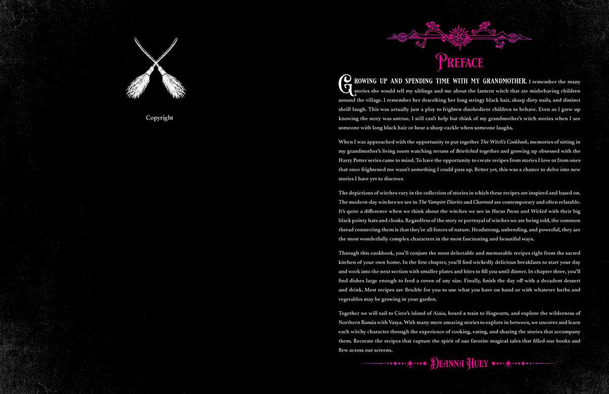 Witch's Cookbook by Deanna Huey