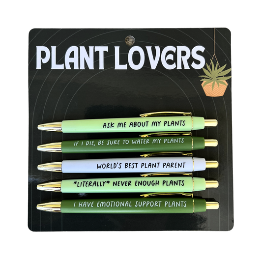 Plant Lovers Pen Set (funny, pens, friend, mothers day)