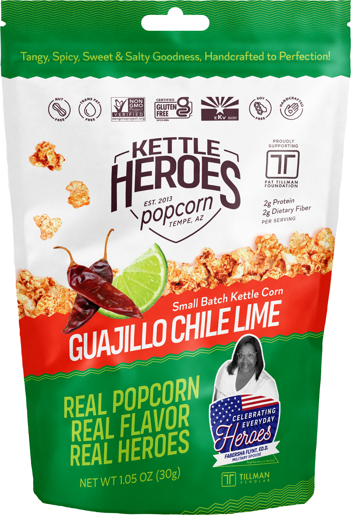 Guajillo Chile Lime Kettle Corn - Snack Pack
