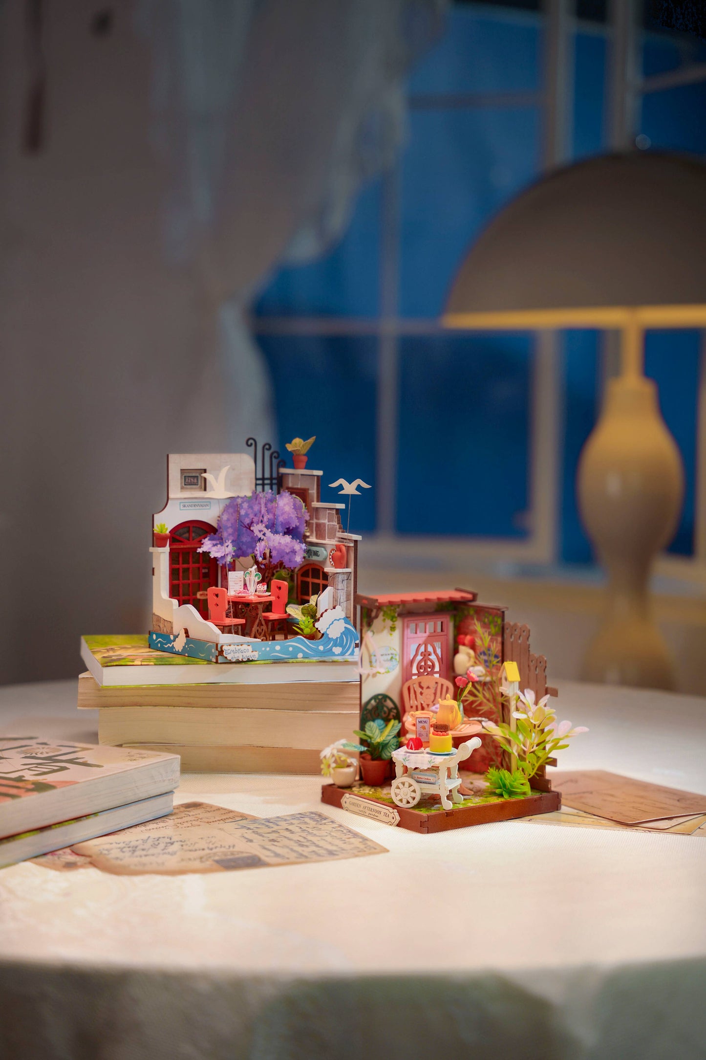 Fancy Tea Yard 3D Wooden Puzzle
