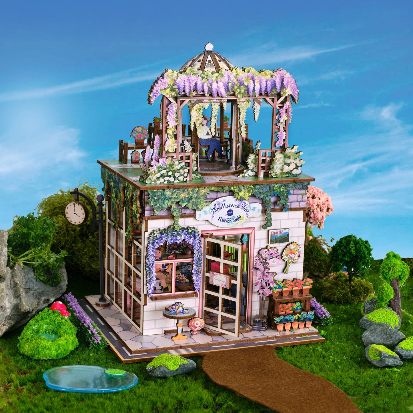Flower Shop 3D Wooden Puzzle