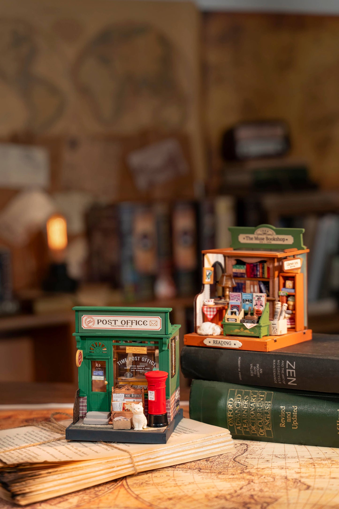 The Muse Bookshop 3D Wooden Puzzle