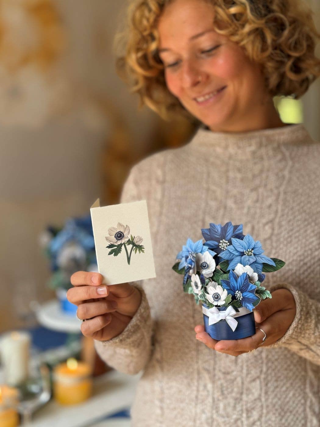 Mini Blue Poinsettia