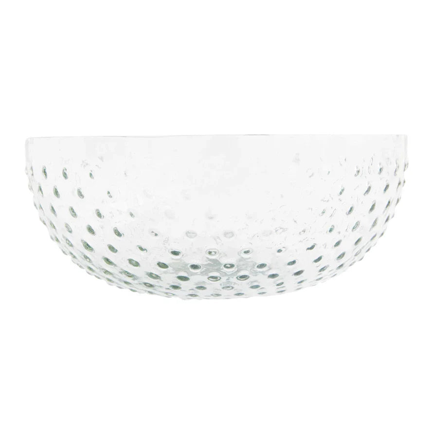 Hobnail 8.25" Glass Bowl